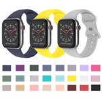 버터플라이 버클 실리콘 시계줄, 사이즈: L, Apple Watch 시리즈 7 41mm / 6&SE&5&4 40mm / 3&2&1 38mm용