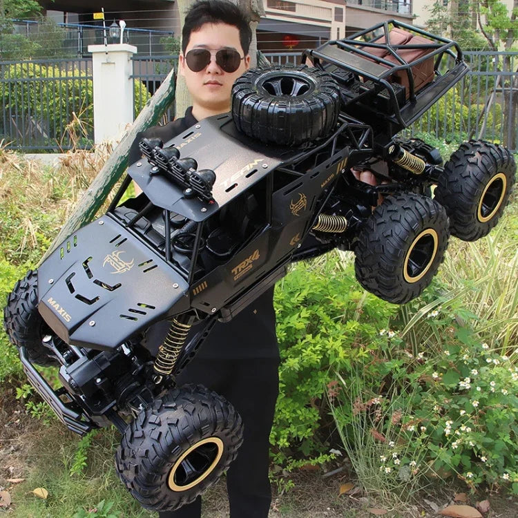 4WD 대형 합금 6륜 차량 RC카, (검정), (골드)