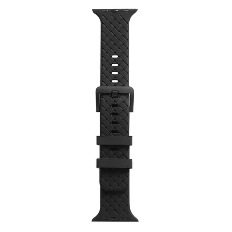애플 워치 시리즈용 꼬임 텍스처 실리콘 시계줄, 7 41mm / 6&SE&5&4 40mm / 3&2&1 38mm, 7 45mm / 6&SE&5&4 44mm / 3&2&1 42mm