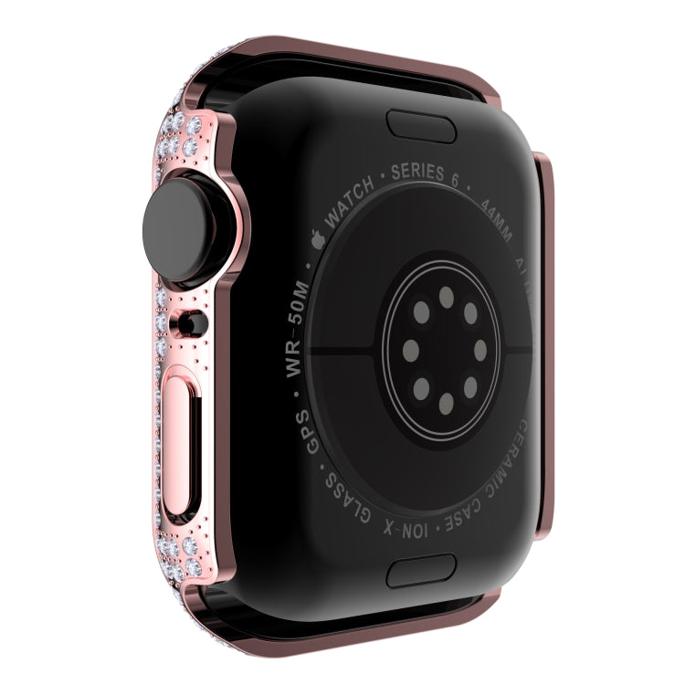 Diamond PC + Tempered Glass Watch Case For Apple Watch Series, 3&2&1 38mm, 3&2&1 42mm