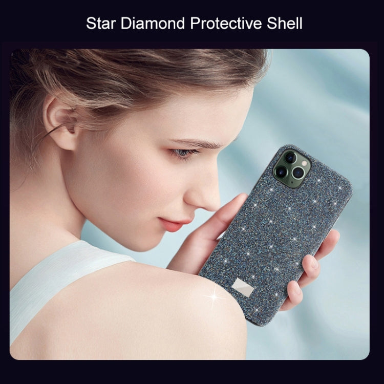 Mutural TPU + PC + Diamond Cloth Protective Case, For iPhone 11 Pro, For iPhone 11, For iPhone 11 Pro Max