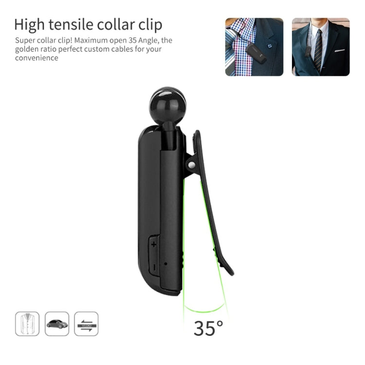 Fineblue F990 CVC6.0 노이즈 감소 라발리에 블루투스 이어폰, 진동 알림 지원