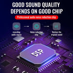 Q66 하트 펜던트 스마트 HD 노이즈 감소 음성 제어 녹음 펜, 4GB, 8GB, 16GB, 32GB, 64GB