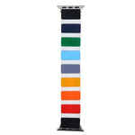 애플 워치 시리즈용 실리콘 스플라이싱 시계줄, 7 41mm / 6&SE&5&4 40mm / 3&2&1 38mm, 7 45mm / 6&SE&5&4 44mm / 3&2&1 42mm