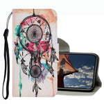 Coloured Drawing Pattern Leather Phone Case, For iPhone 13 mini, For iPhone 13, For iPhone 13 Pro