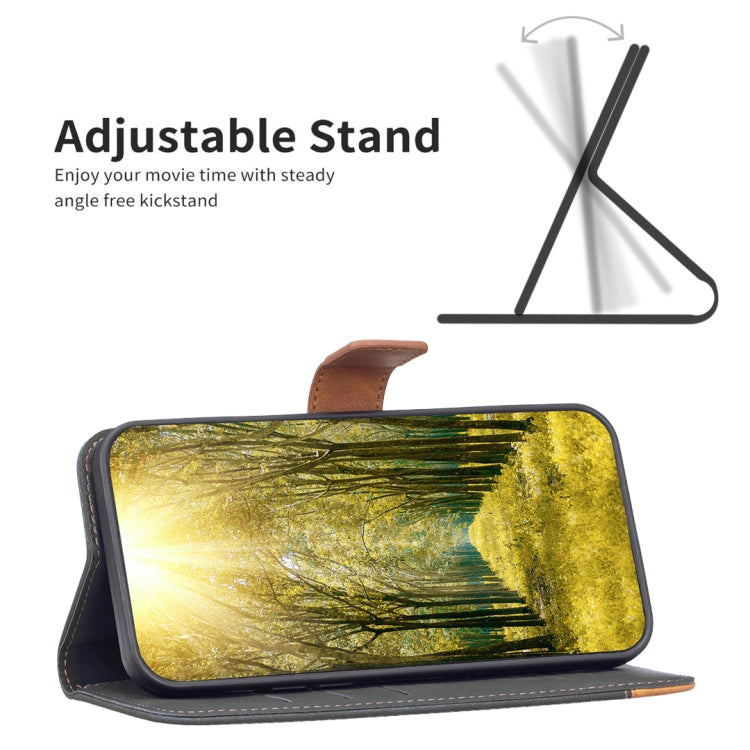 BF11 Color Matching Skin Feel Leather Phone Case, For iPhone 13 Pro Max