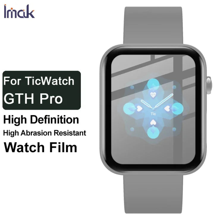 IMAK 플렉시글라스 HD 시계 보호 필름, TicWatch GTH Pro용, 삼성 갤럭시 워치 3 41mm용, 삼성 갤럭시 워치 3 45mm용, 삼성 갤럭시 워치 4 42mm용, 삼성 갤럭시 워치 4 46mm용