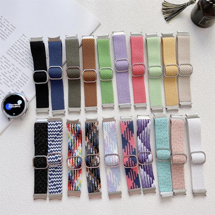 Adjustable Woven Watch Band, For Samsung Galaxy Watch4 40mm / 44mm