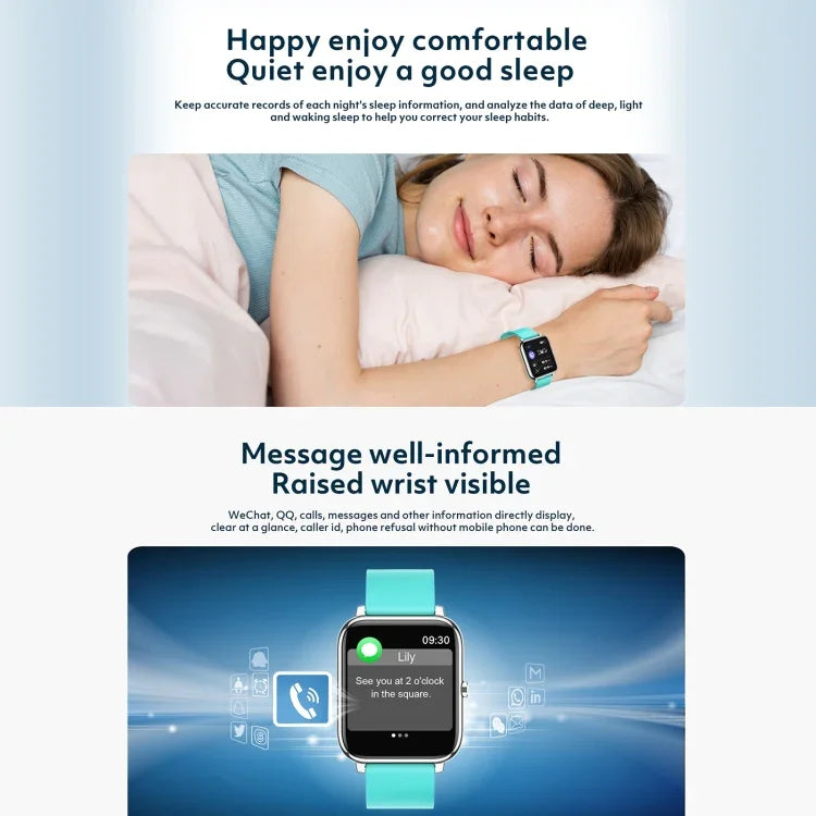 Rogbid Rowatch 1 1.4인치 IPS 화면 스마트워치, 혈압 모니터링/수면 모니터링 지원