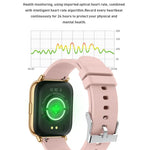 Rowatch 2S 1.65인치 TFT 화면 스마트워치, 혈압 모니터링/수면 모니터링 지원, 2S (핑크), 2S (블랙), 2S (그린)