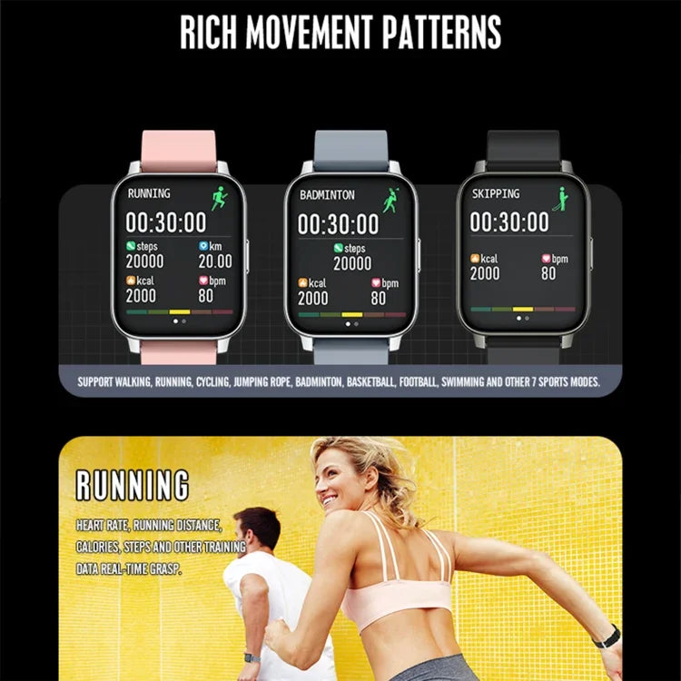 Rogbid Rowatch 2 1.69인치 TFT 화면 스마트워치, 혈압 모니터링/수면 모니터링 지원