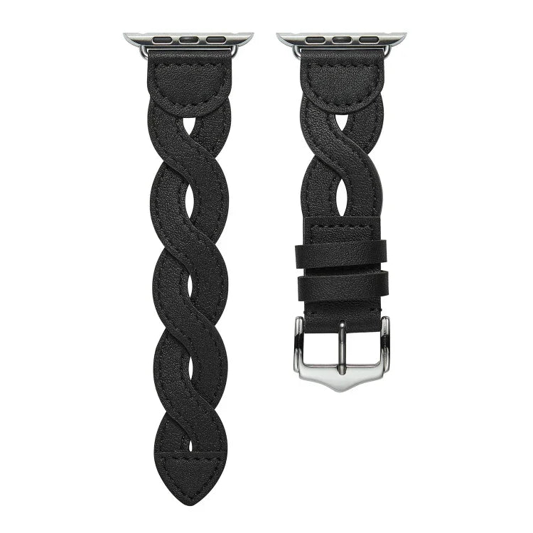 애플 워치 시리즈용 직조 시계 밴드, 7 41mm / 6&SE&5&4 40mm / 3&2&1 38mm, 7 45mm / 6&SE&5&4 44mm / 3&2&1 42mm