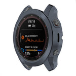 TPU Half-pack Hollowed Electroplating Watch Case, For Garmin Fenix 7S, For Garmin Fenix 7X, For Garmin Fenix 7