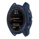 TPU Half-pack Hollowed Electroplating Watch Case, For Garmin Fenix 7S, For Garmin Fenix 7X, For Garmin Fenix 7