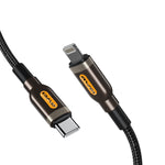 awei CL-125L Type-C / USB-C to 8핀 고속 충전 데이터 케이블, 길이: 1m