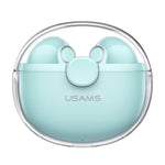 USAMS BU12 TWS 하프 인이어 블루투스 5.1 무선 이어폰, USAMS BU12