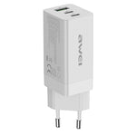 awei PD9 65W GaN 고속 충전 여행용 충전기, EU 플러그