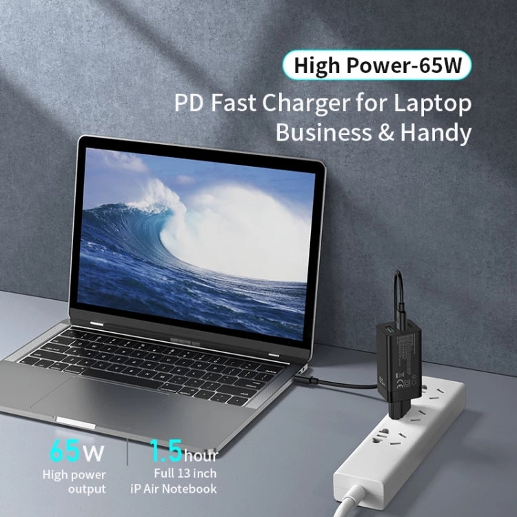awei PD9 65W GaN 고속 충전 여행용 충전기, EU 플러그