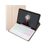A07B-AS 양가죽 펜 슬롯 터치패드 블루투스 키보드 가죽 태블릿 케이스, iPad 9.7 2018&2017 / Pro 9.7 / Air 2용, iPad 10.2 2021&2020&2019/Air 2019/Pro 10.5용, iPad Air 11 2025 / 2024 / Air 2022&2020 / Pro 11 2021&2020&2018용