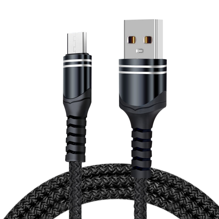 6A 직조 스타일 USB 충전 케이블, 케이블 길이: 1m, USB-C / Type-C, 마이크로 USB, 8핀