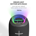 HOPESTAR P20 Pro 방수 무선 블루투스 스피커, P20 Pro(그레이), P20 Pro(블루), P20 Pro(블랙), P20 Pro(레드)
