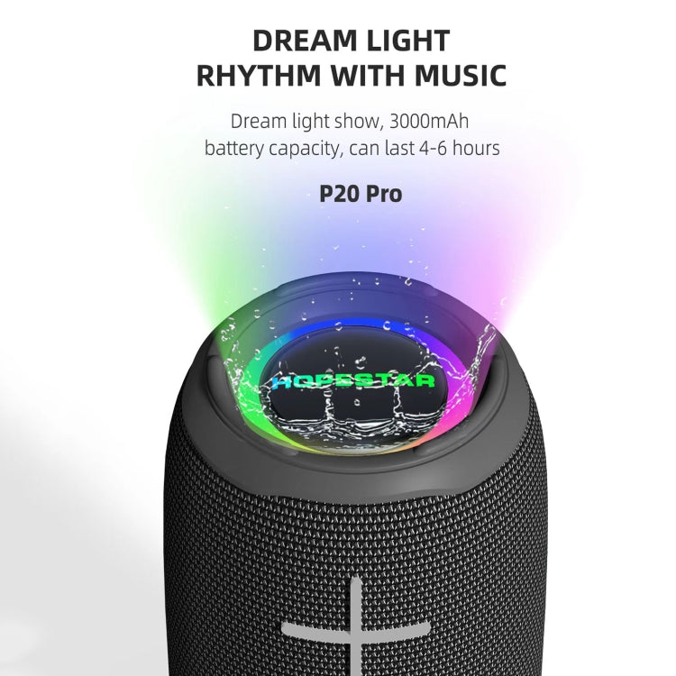HOPESTAR P20 Pro 방수 무선 블루투스 스피커, P20 Pro(그레이), P20 Pro(블루), P20 Pro(블랙), P20 Pro(레드)