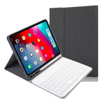 천 질감 분리형 자석 블루투스 키보드 가로 플립 가죽 케이스 iPad Pro 11 2020 / 2018용 홀더 및 펜 슬롯 포함, RK11, RK11D 백라이트