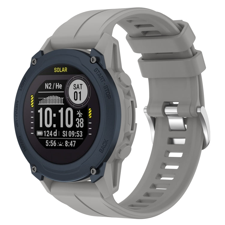 For Garmin Descent G1 / Forerunner 745/945/935 / Approach S62 Solid Color Silicone Watch Band