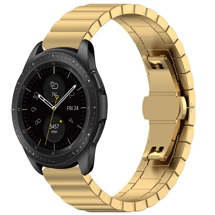 46mm 나비 버클 스테인리스 스틸 스트랩, Galaxy Watch용