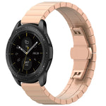 46mm 나비 버클 스테인리스 스틸 스트랩, Galaxy Watch용