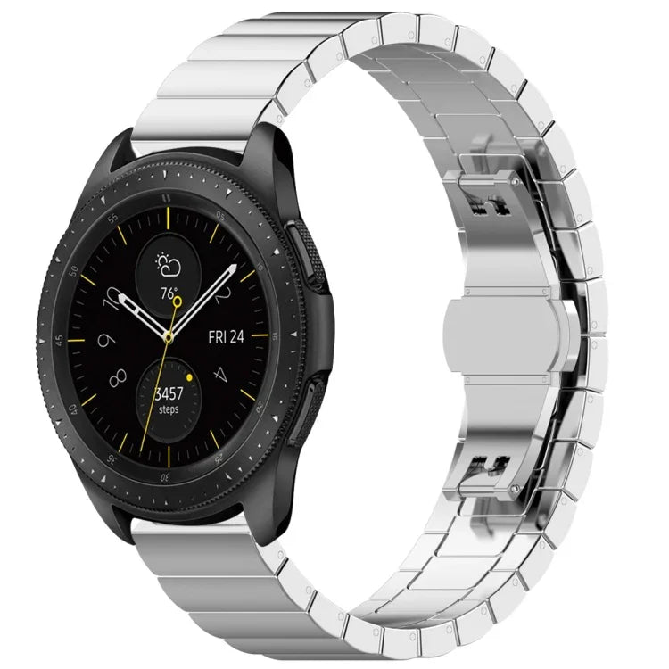 46mm 나비 버클 스테인리스 스틸 스트랩, Galaxy Watch용