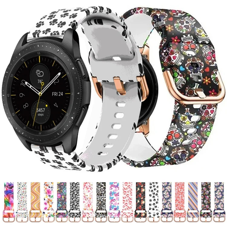 46mm 실리콘 프린트 스트랩, Galaxy Watch용