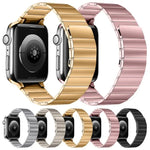자석 스틸 시계줄, 애플 워치 시리즈 7 41mm / 6&SE&5&4 40mm / 3&2&1 38mm, 7 45mm / 6&SE&5&4 44mm / 3&2&1 42mm용