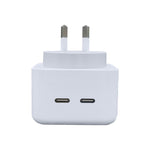 SDC-40W 듀얼 PD USB-C / 타입-C 충전기 아이폰 / 아이패드 시리즈용, AU 플러그