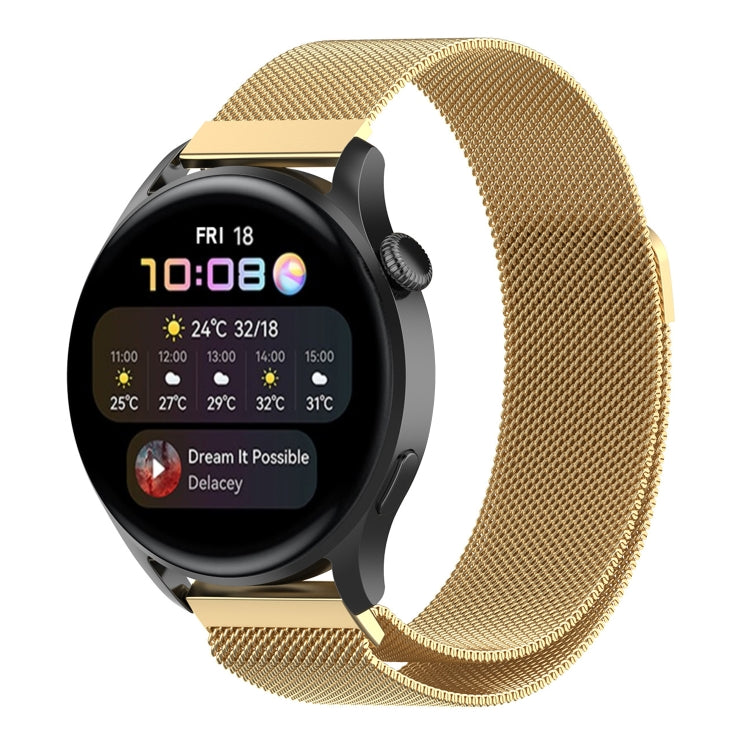 Milan Steel Watch Band, For Huawei Watch GT 3 Pro 43mm, For Huawei Watch GT 3 Pro 46mm