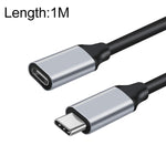 10Gbps USB-C / Type-C 수컷-암컷 충전 데이터 전송 연장 케이블, 25cm, 50cm, 1m, 2m