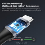 10Gbps USB-C / Type-C 수컷-암컷 충전 데이터 전송 연장 케이블, 25cm, 50cm, 1m, 2m