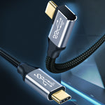 10Gbps USB-C / Type-C 수컷 직선-수컷 엘보우 충전 데이터 전송 케이블, 50cm, 1m, 1.5m, 2m, 3m