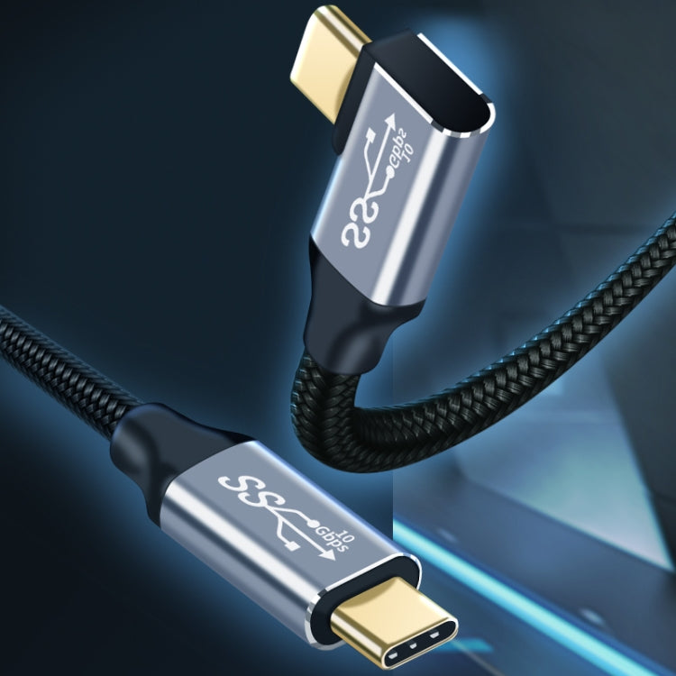 10Gbps USB-C / Type-C 수컷 직선-수컷 엘보우 충전 데이터 전송 케이블, 50cm, 1m, 1.5m, 2m, 3m