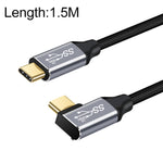 10Gbps USB-C / Type-C 수컷 직선-수컷 엘보우 충전 데이터 전송 케이블, 50cm, 1m, 1.5m, 2m, 3m