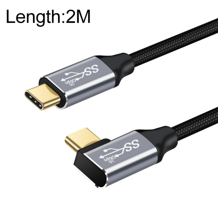 10Gbps USB-C / Type-C 수컷 직선-수컷 엘보우 충전 데이터 전송 케이블, 50cm, 1m, 1.5m, 2m, 3m