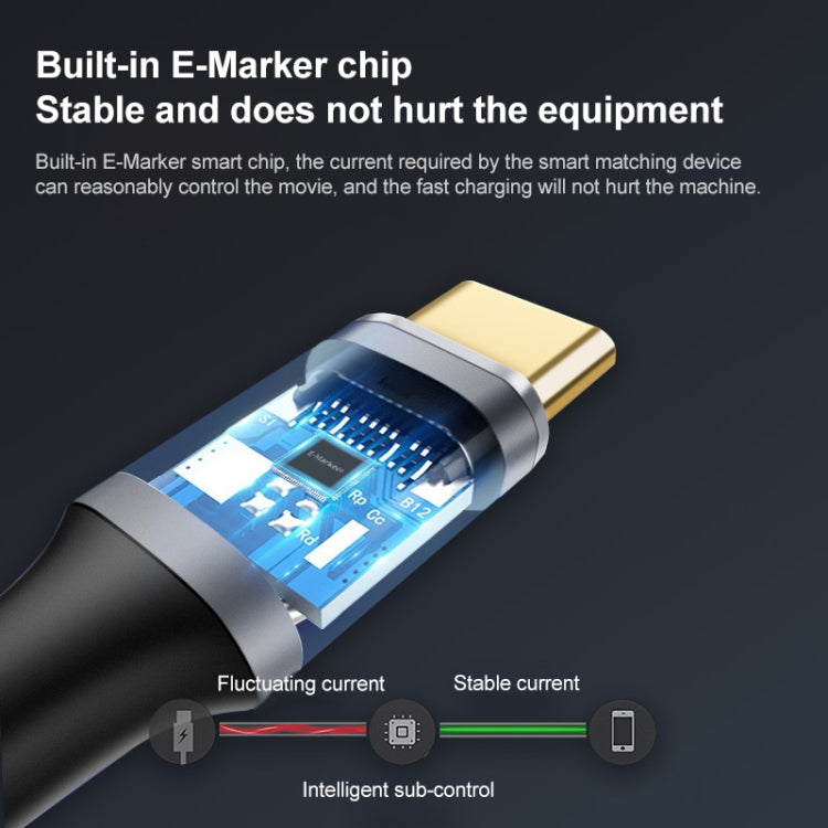 10Gbps USB-C / Type-C 암컷-수컷 엘보우 충전 데이터 전송 연장 케이블, 1.5m, 2m, 3m