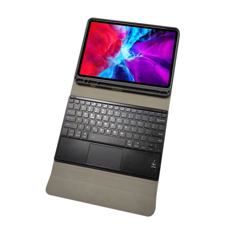 분리형 터치 블루투스 키보드 TPU 가로 플립 가죽 케이스 iPad Pro 11 2020 / 2018용 홀더 및 펜 슬롯 포함, RK11C