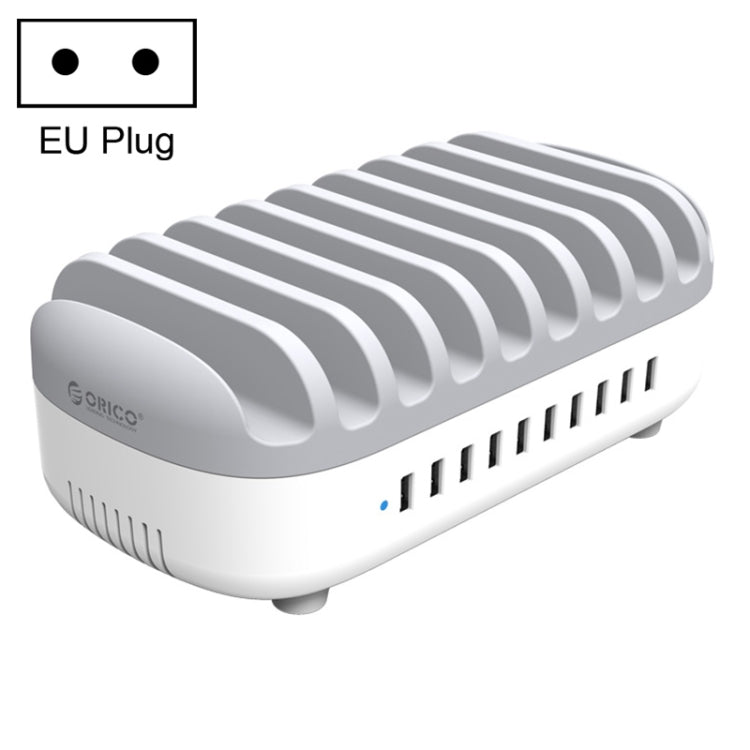 ORICO DUK-10P-DX 120W 5V 2.4A 10포트 USB 충전 스테이션, AU 플러그, EU 플러그, US 플러그, UK 플러그