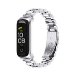 MIJOBS 3구 메탈 스테인리스 스틸 시계 밴드, 삼성 갤럭시 핏 2용