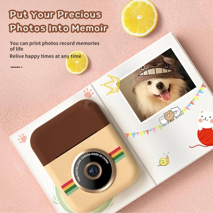 메모리 카드 없음 CP08 2.4인치 IPS HD 스크린 어린이 즉석 카메라, 메모리 카드 없음, 16G, 32G