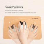 ORICO 양면 마우스 패드, 크기: 200x300mm, 코르크 + 커피, 코르크 + 핑크 PU, 코르크 + 그레이 PU