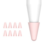 유니버설 착용 스타일러스 닙 커버 8개 세트, 핑크, 옐로우, 블랙, 레드, 그레이, 컬러풀, 그린, 화이트 1, 블루