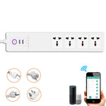 SM-SO306-M 4구 + 2 USB 다목적 스마트 멀티탭, ZigBee 10A, ZigBee 16A, WiFi 10A, WiFi 16A