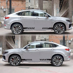 2 PCS/Set D-487 Stripe Pattern Car Modified Decorative Sticker, D-487